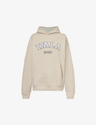 Volly logo-appliqué organic cotton and recycled polyester-blend hoody | Selfridges