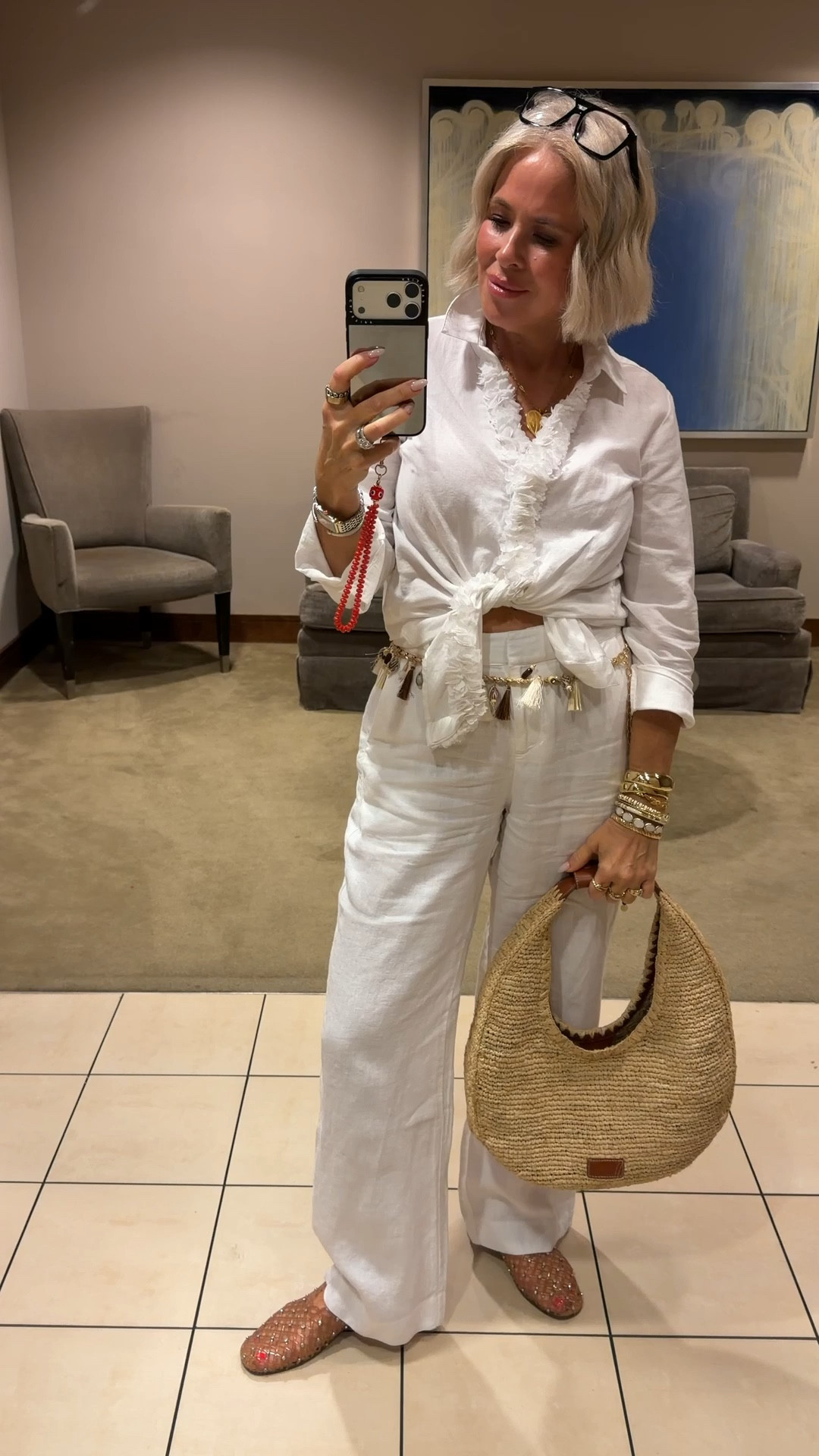 White linen outfit. The perfect beach vacation look  

#LTKdayinmylife #LTKMothersDay #LTKootd