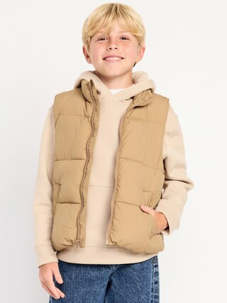 Water-Resistant Quilted Puffer Vest for Boys | Old Navy (CA)