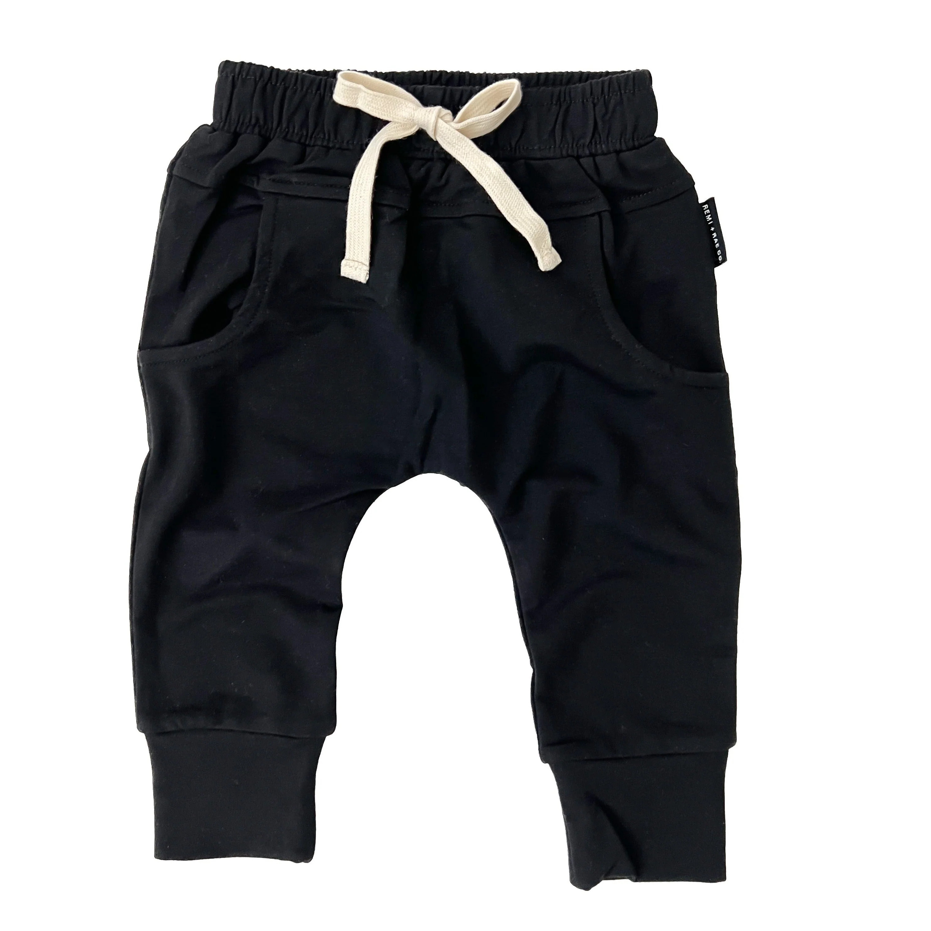 BAMBOO JOGGERS - BLACK | REMI + RAE CO.