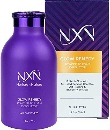 NxN Glow Remedy Powder-to-Foam Exfoliating Face Wash - Cleansing Scrub with Vitamin E, A (Retinol... | Amazon (US)