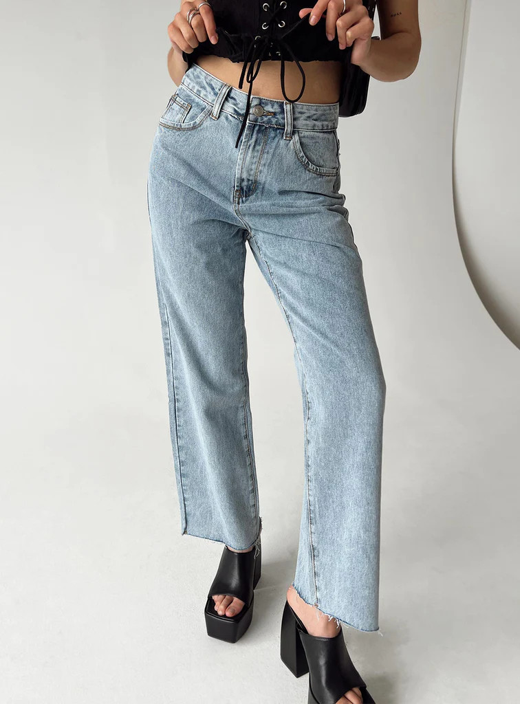 Kalinda Denim Jeans Petite | Princess Polly US