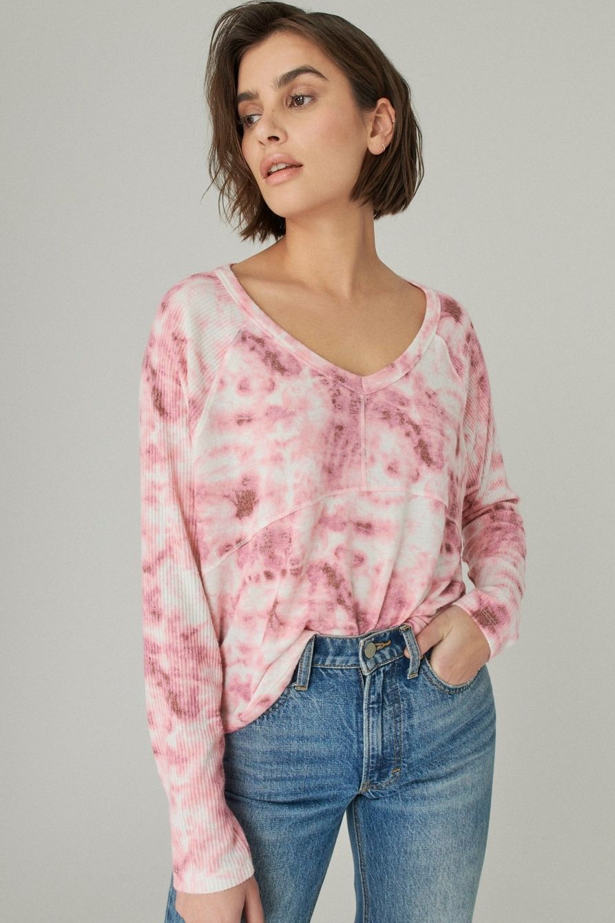 cropped boxy cloud jersey crew | Lucky Brand