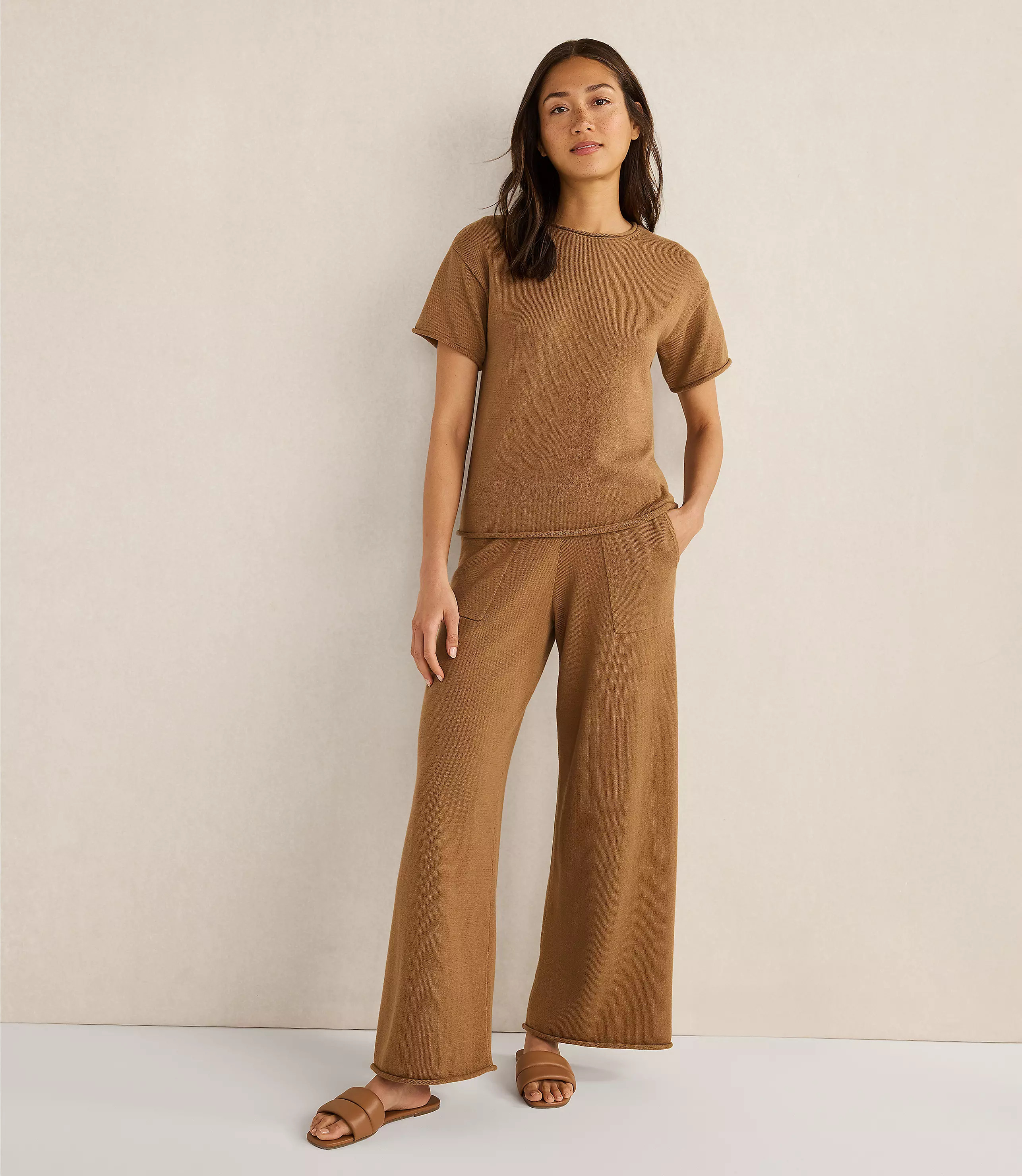 Haven Well Within Organic Cotton Knit Pants | LOFT