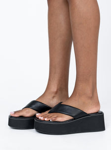 Crawley Sandals Black | Princess Polly US