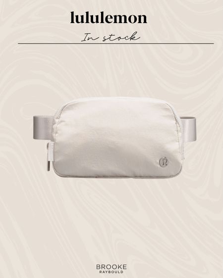 Cute lululemon bag in stock// belt bag// SAHM// must have 

#LTKSeasonal #LTKstyletip #LTKunder50
