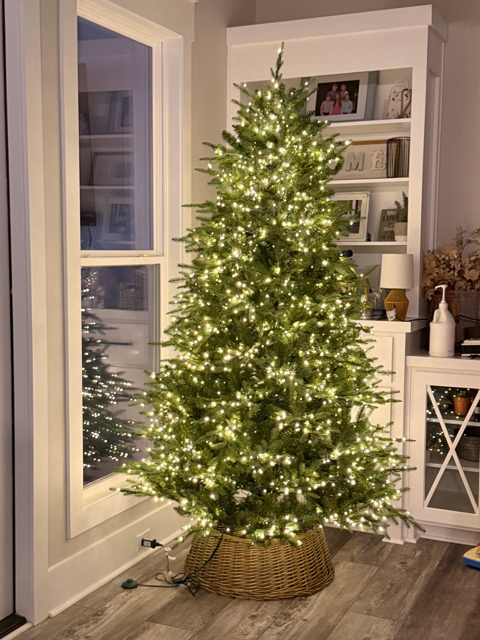 My 7.5 viral twinkle tree from
Home Depot! 

#LTKSeasonal #LTKHome #LTKHoliday