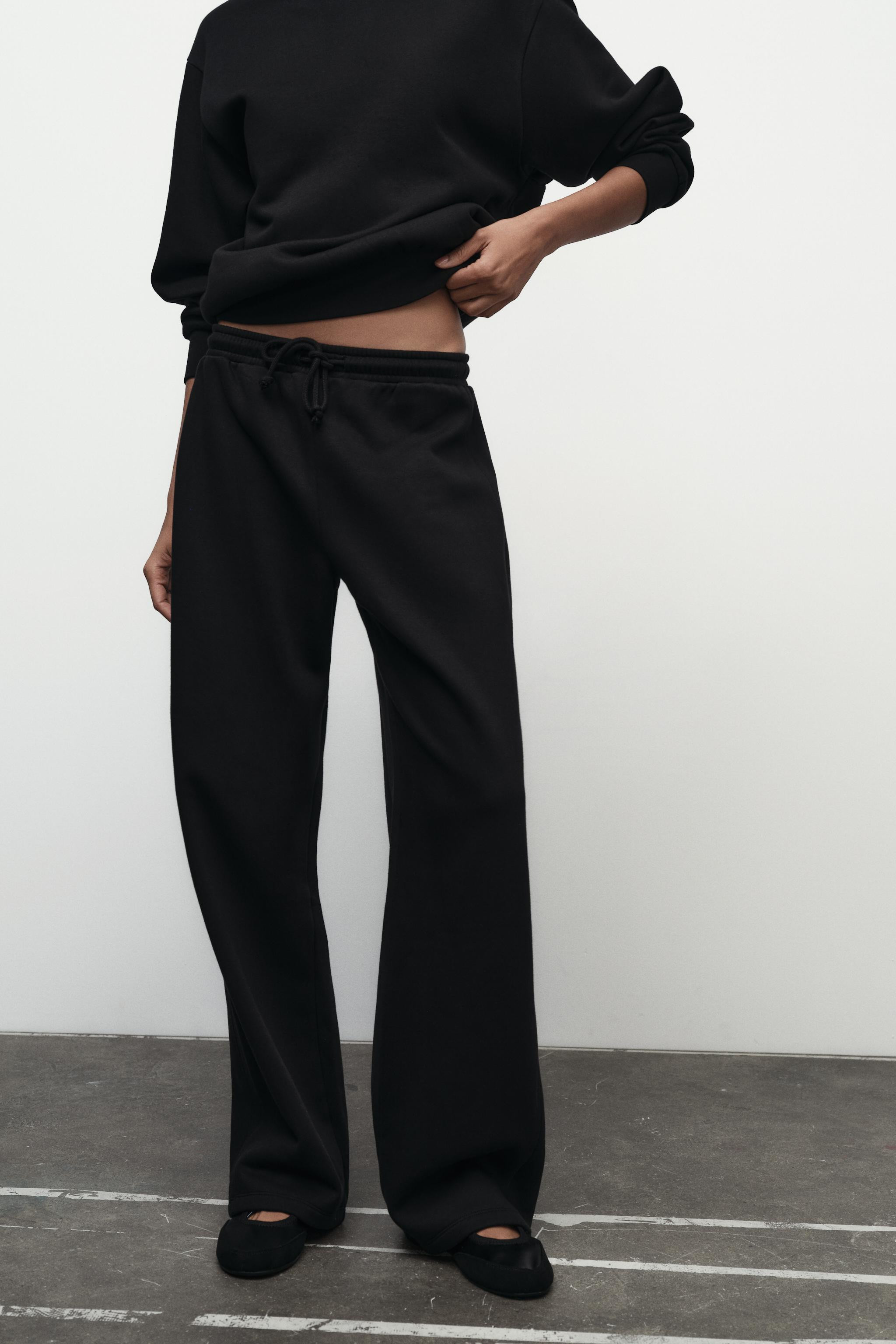 PLUSH STRAIGHT LEG PANTS | Zara US