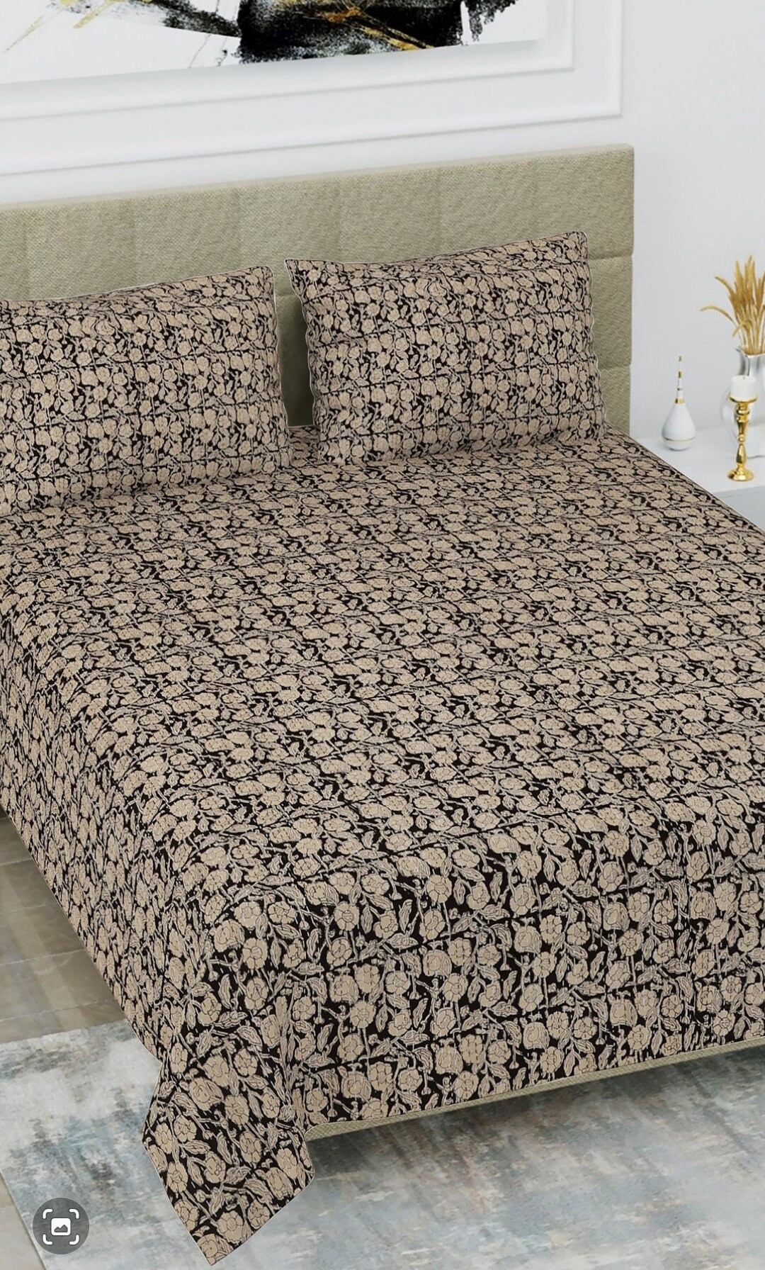 Kelly Floral Homemade Kantha Quilt Flowers Design Handmade Kantha Quilted Bedding Bedspread Handb... | Etsy (US)