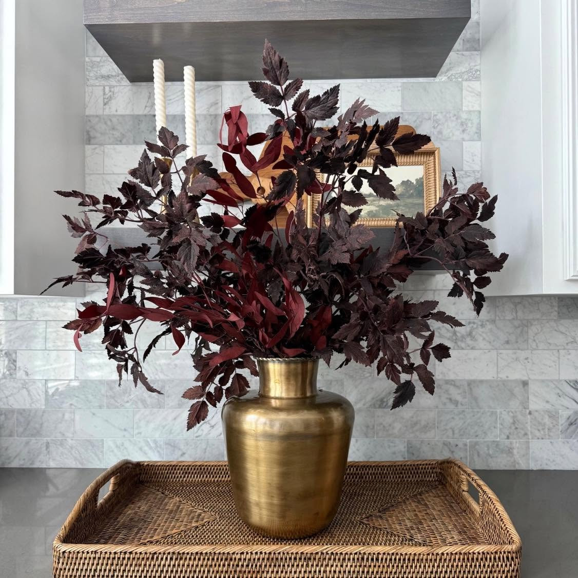 I kept these stems out from August to November last year, I love the rich & moody texture they add! 😊

#fallvibes #fauxflorals #amazonhomefinds #halloweenhomedecor #fallflowers #inspiremehomedecor 
Fall home decor 2026
Affordable fall decor
Amazon fall decor
Faux fall stems

#LTKHome #LTKSeasonal #LTKdayinmylife