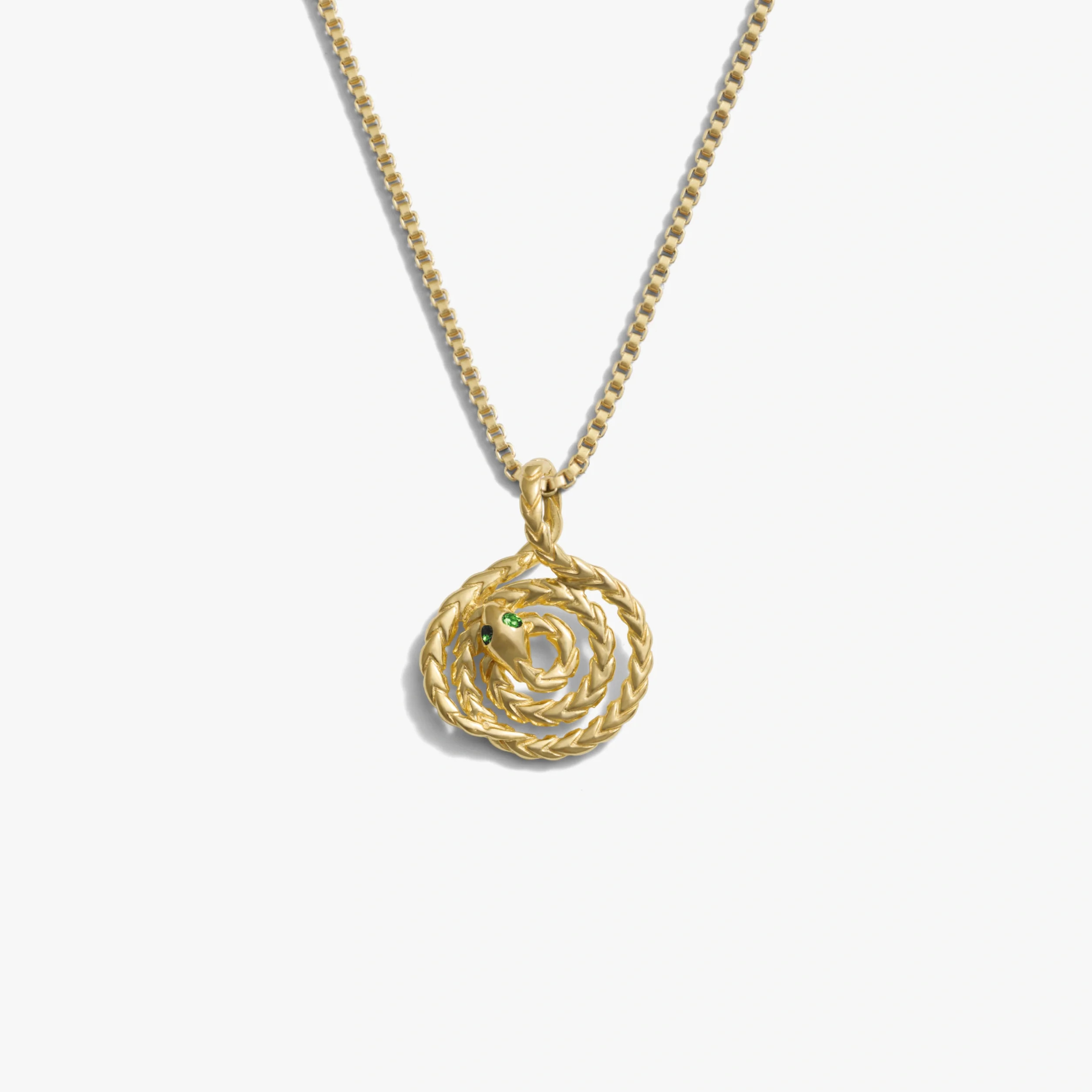 Mini Spiral Snake Necklace | Awe Inspired