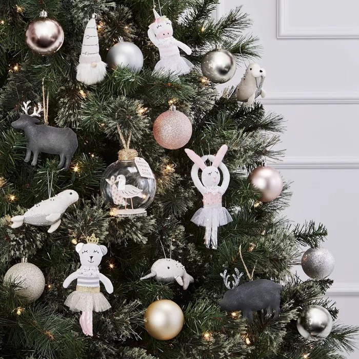 50ct Christmas 70mm Ornament Set Blush - Wondershop™ | Target