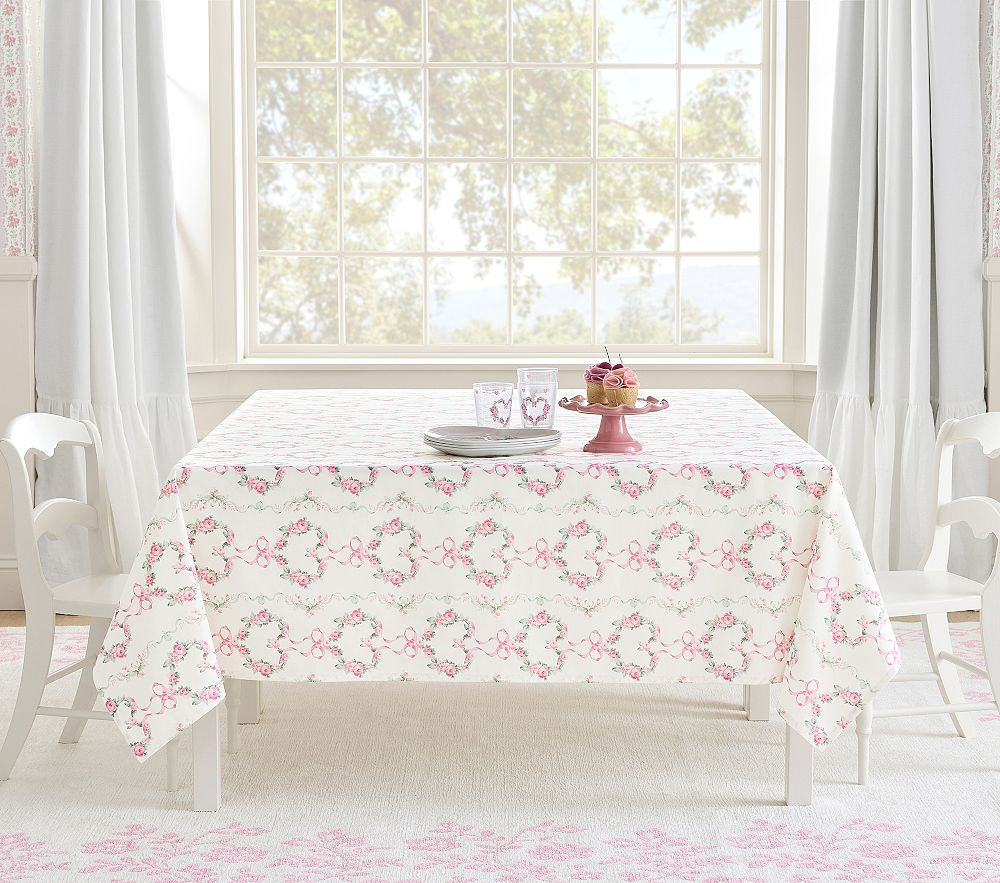 LoveShackFancy Valentine's Tablecloth | Pottery Barn Kids