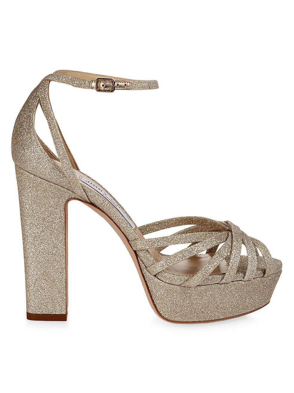 Isra 120MM Glitter Platform Sandals | Saks Fifth Avenue