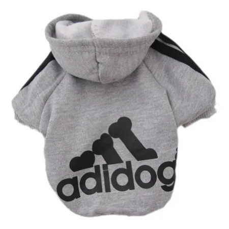 New Fashion Summer Cute Dog Hoodie Sweater Costumes Gray XL | Walmart (US)