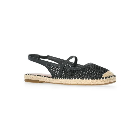 Time and Tru Women's Espadrille Slingback Shoes | Walmart (US)