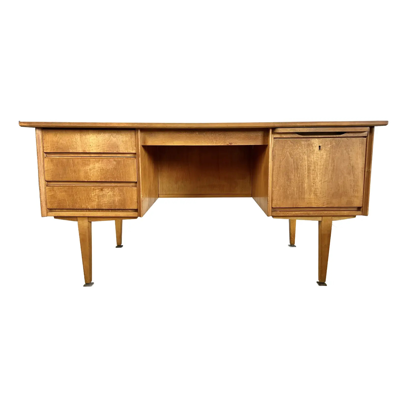 Mid-Century Modern Scandinavian Desk | Chairish