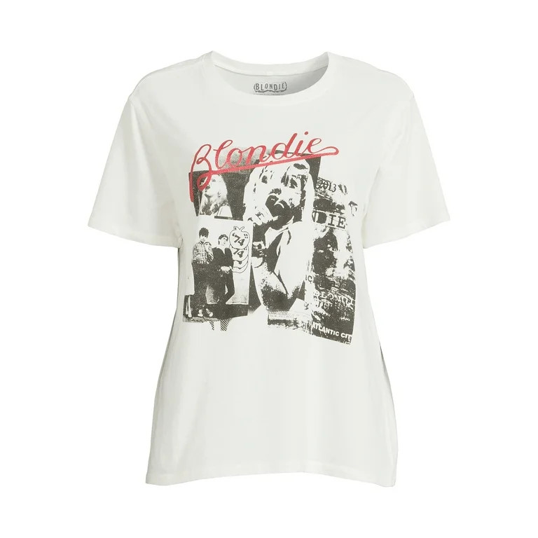 Time and Tru Women’s Jersey Blondie Graphic Band T-Shirt | Walmart (US)