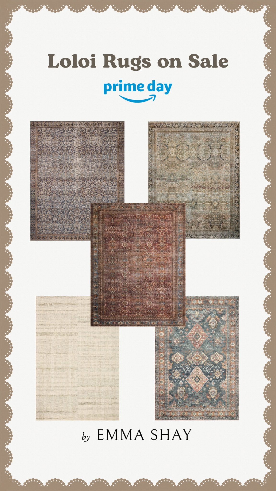 Prime Day Loloi Rugs on Sale

Chris Loves Julia - Chris Collection
Layla Collection - Olive/Charcoal and Brick/Blue
Loloi II Skye Collection
Amber Lewis Georgie Denim/Spice

#LTKSaleAlert