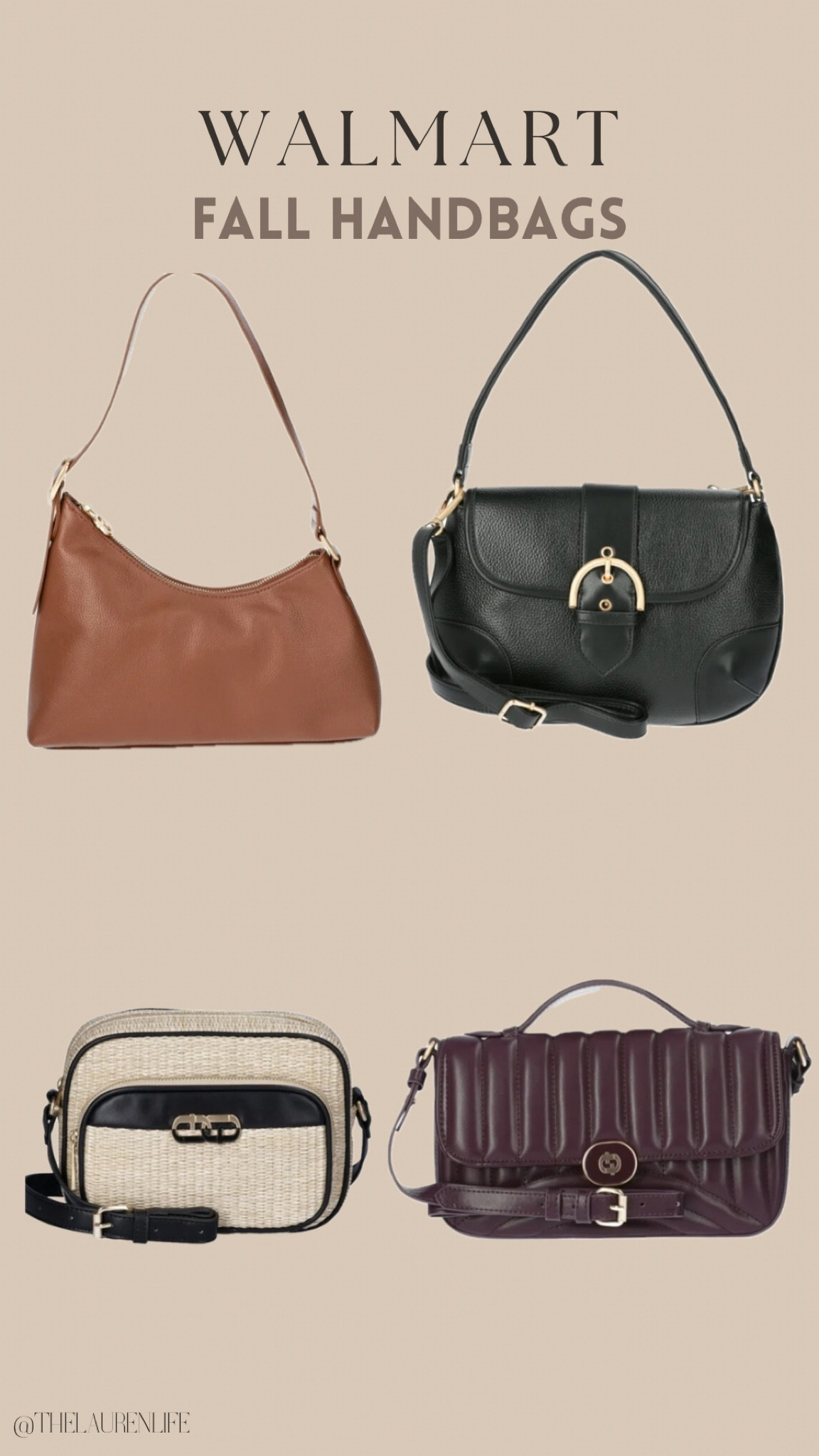 Fall handbags at Walmart this season! 🍁
#fallpurse #fallbag #fallhandbag #winterbag #fallstyle #fallwalmart

#LTKWorkwear #LTKFindsUnder50 #LTKFallSale