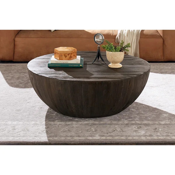 Brookhaven Solid Wood Drum Coffee Table | Wayfair North America