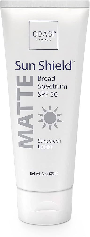 Obagi Sunscreen Sun Shield Matte Broad Spectrum SPF 50 Sunscreen, combines UVB absorption and UVA... | Amazon (US)