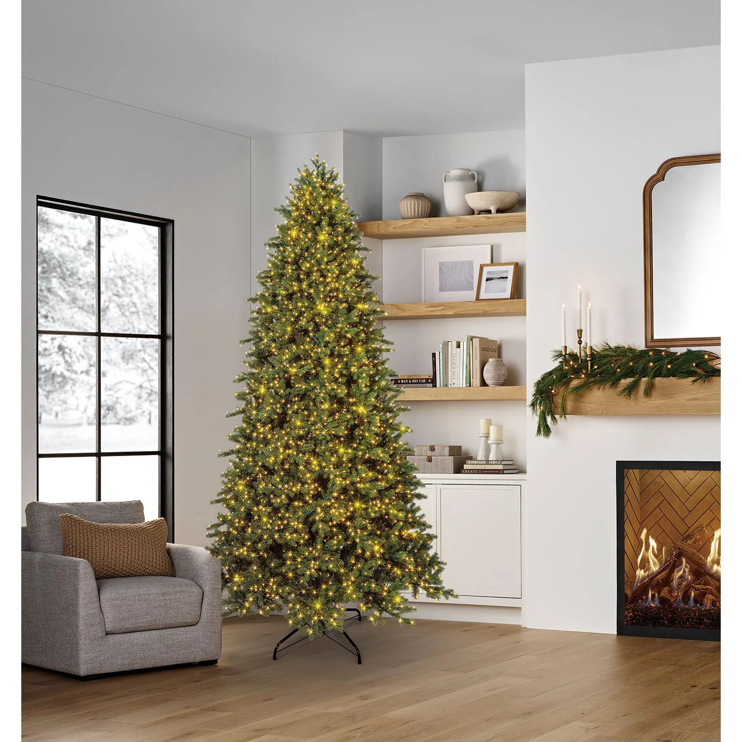 Member's Mark 9' Norway Fir Pre-Lit Christmas Tree | Sam's Club