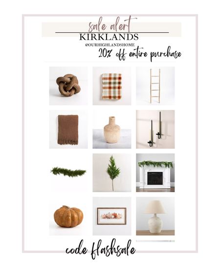 kirklands extended their sale until midnight. use code FLASHSALE for 20% off 

#LTKSeasonal #LTKhome #LTKsalealert