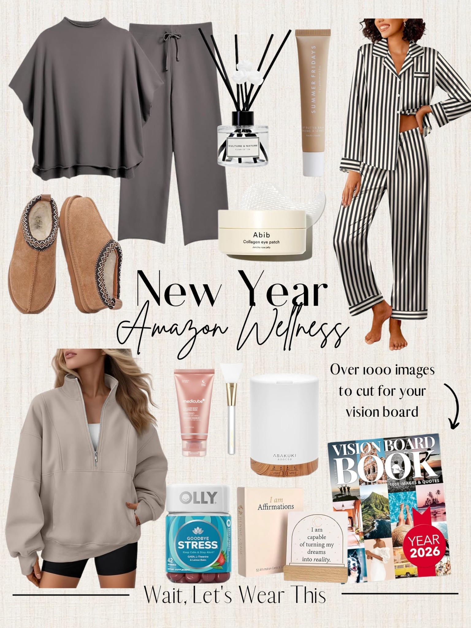 Amazon wellness finds! I’m hosting a Girlfriends and Gratitude party… linked some vision board ideas and journals I bought for the party 

#LTKOver40 #LTKFindsUnder100
