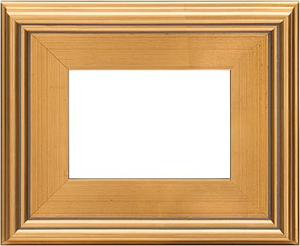 Creative Mark Plein Air Style Frame, Hand Leafed Gold, 5x7-2.75" Wide Moulding with 1/2" Rabbet D... | Amazon (US)