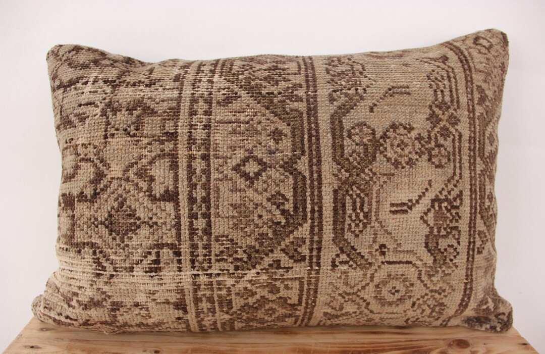 Persian Pillow Cover, 16 X 24 Decorative Pillow, Handmade Pillow, Couch Pillow, Boho Throw Pillow... | Etsy (US)