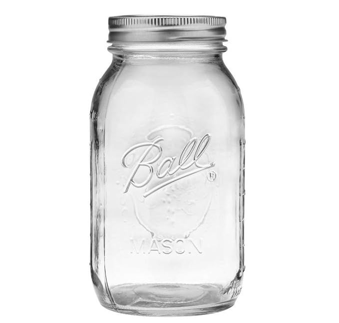 Ball Regular Mouth 32-Ounces Mason Jar with Lid and Band (1-Unit) | Amazon (US)