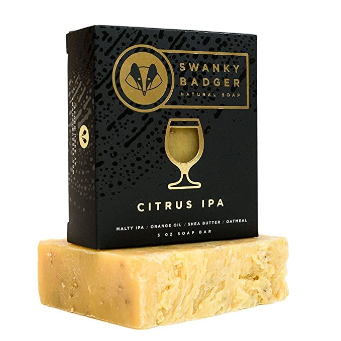 Swanky Badger Natural Soap Bar – Citrus IPA | Amazon (US)