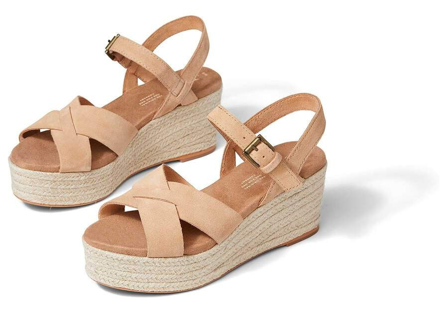 Tan Suede Willow Rope Womens Platform Sandal | TOMS | TOMS (US)