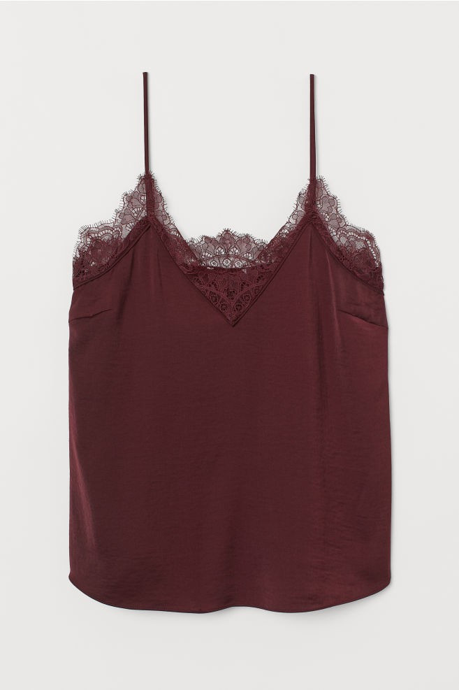 Satin Camisole Top | H&M (US + CA)