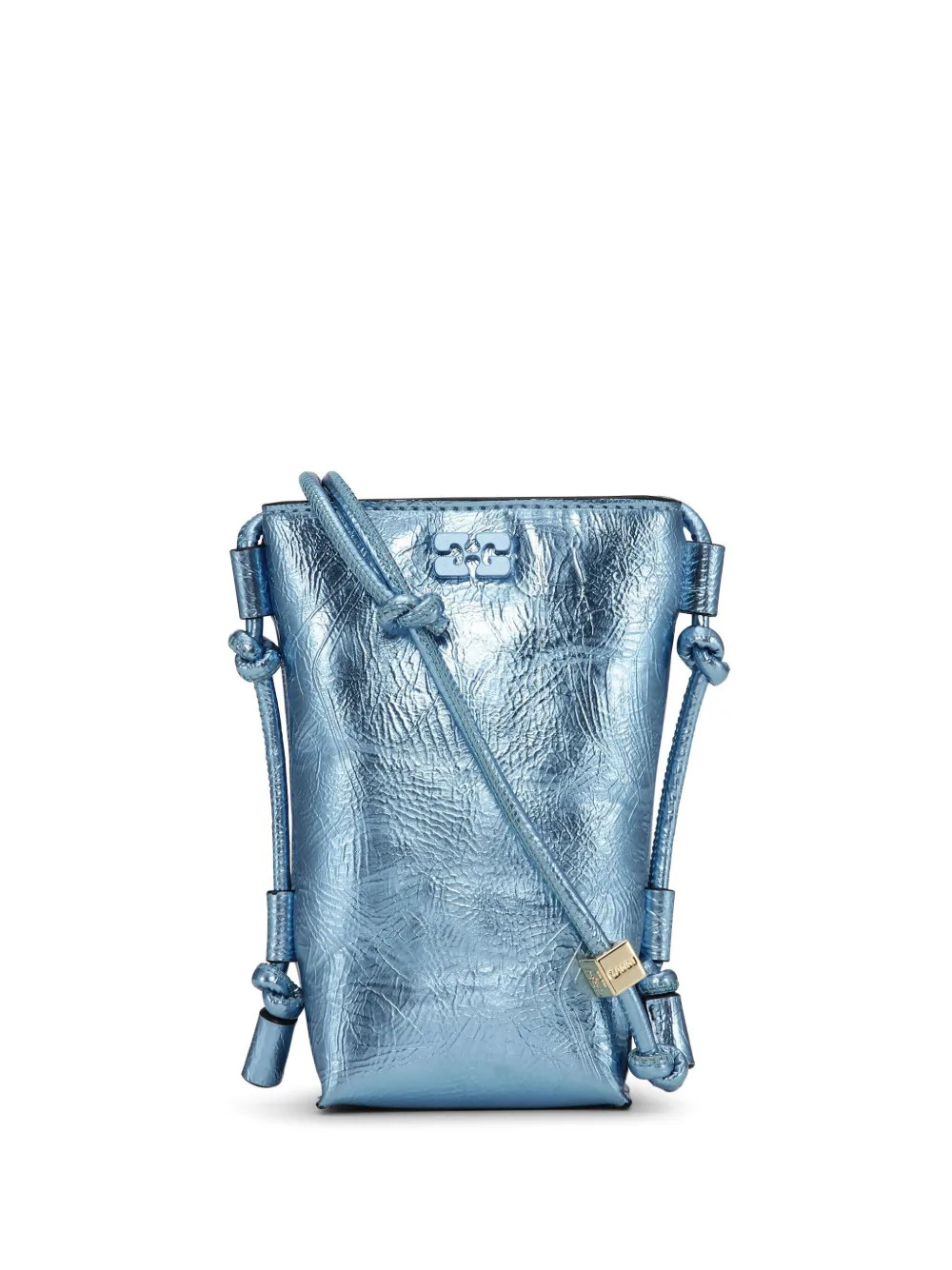 GANNI Metallic Crossbody Bag - Farfetch | Farfetch Global