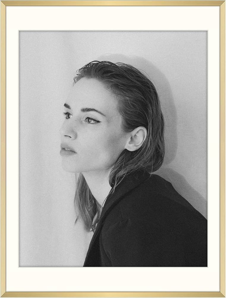 Golden State Art, 18x24 Aluminum Picture Frame with Ivory Mat for 16x20 Poster, 18 x 24 Metal Pho... | Amazon (US)