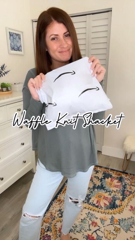 Waffle Knit Shacket | Amazon Fashion 

Wearing a small, size up for more length/ oversized fit!

#LTKunder100 #LTKstyletip #LTKFind