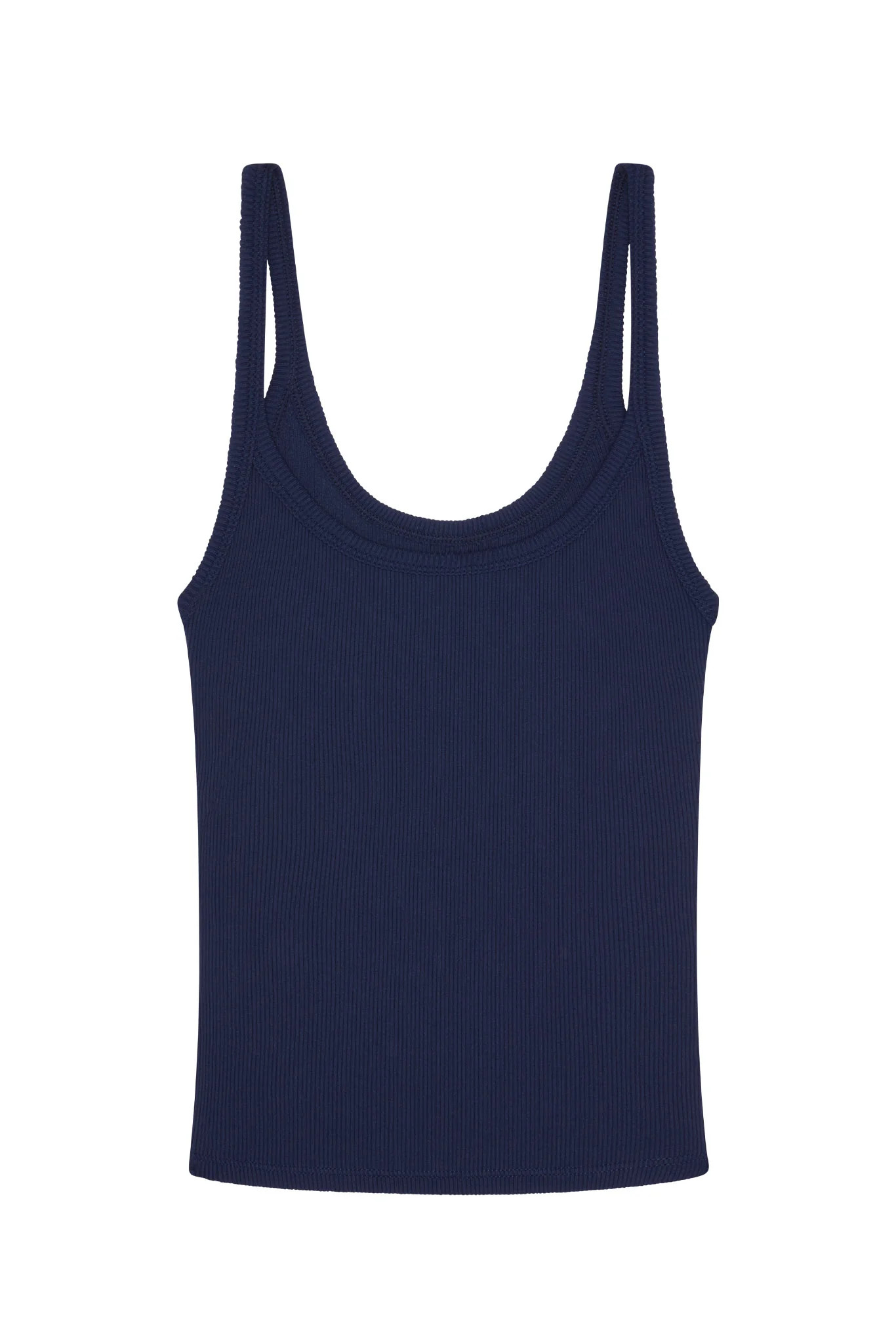 Devin Tank - Midnight Thin Rib | Monday Swimwear