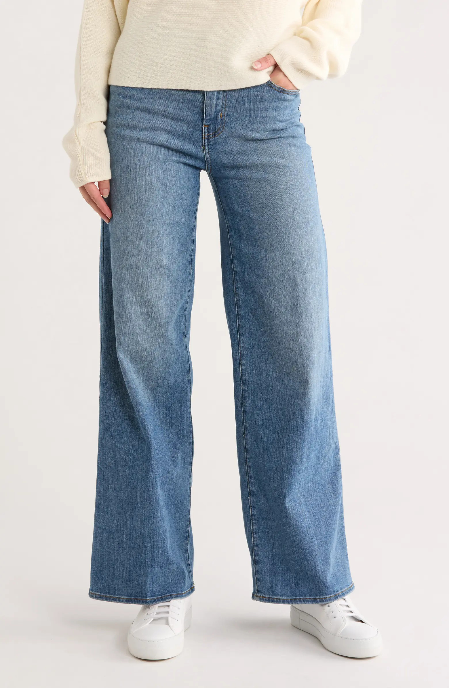 Le Slim Palazzo High Waist Wide Leg Jeans | Nordstrom Rack