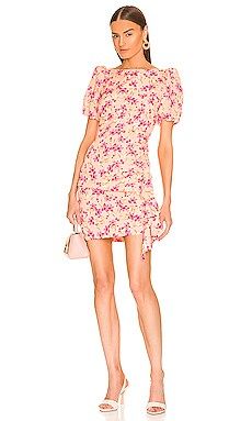LIKELY Cara Dress in Honey Peach Berry Multi from Revolve.com | Revolve Clothing (Global)