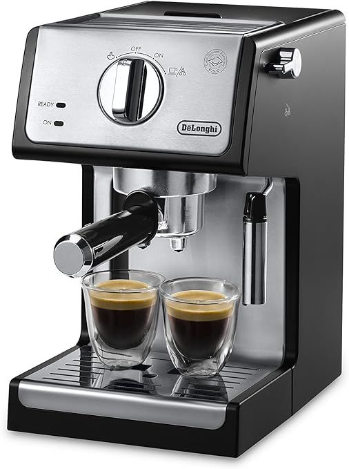 De'Longhi ECP3420 Bar Pump Espresso and Cappuccino Machine, 15", Black | Amazon (US)