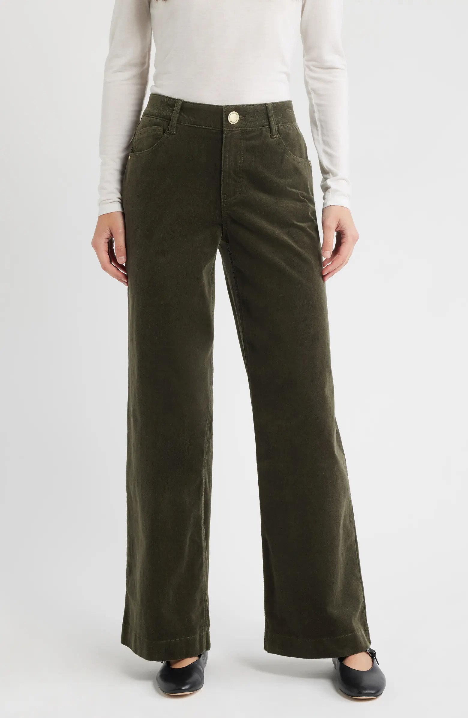 Sam High Waist Wide Leg Corduroy Pants | Nordstrom