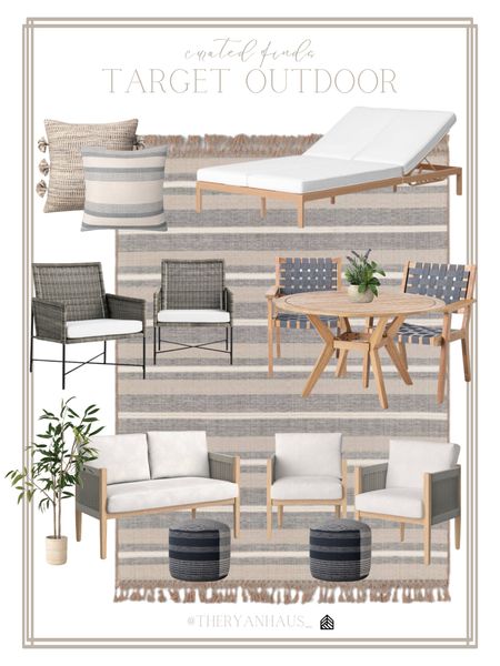 A curated collection of my favorite outdoor Target finds! There are all very affordable yet beautiful pieces and they’re all still in stock as well. Be sure to grab your favorites before the sell out for the season! 

Target outdoors, home decor, patio furniture, outdoor living, seasonal 

#LTKSeasonal #LTKFind #LTKhome