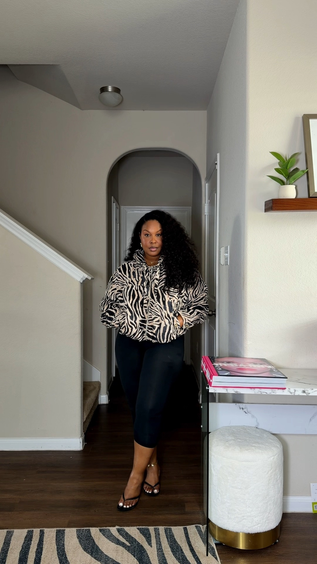 Spring Outfit Inspo! Track Jacket and Capris

#LTKgrwm #LTKMidsize #LTKootd