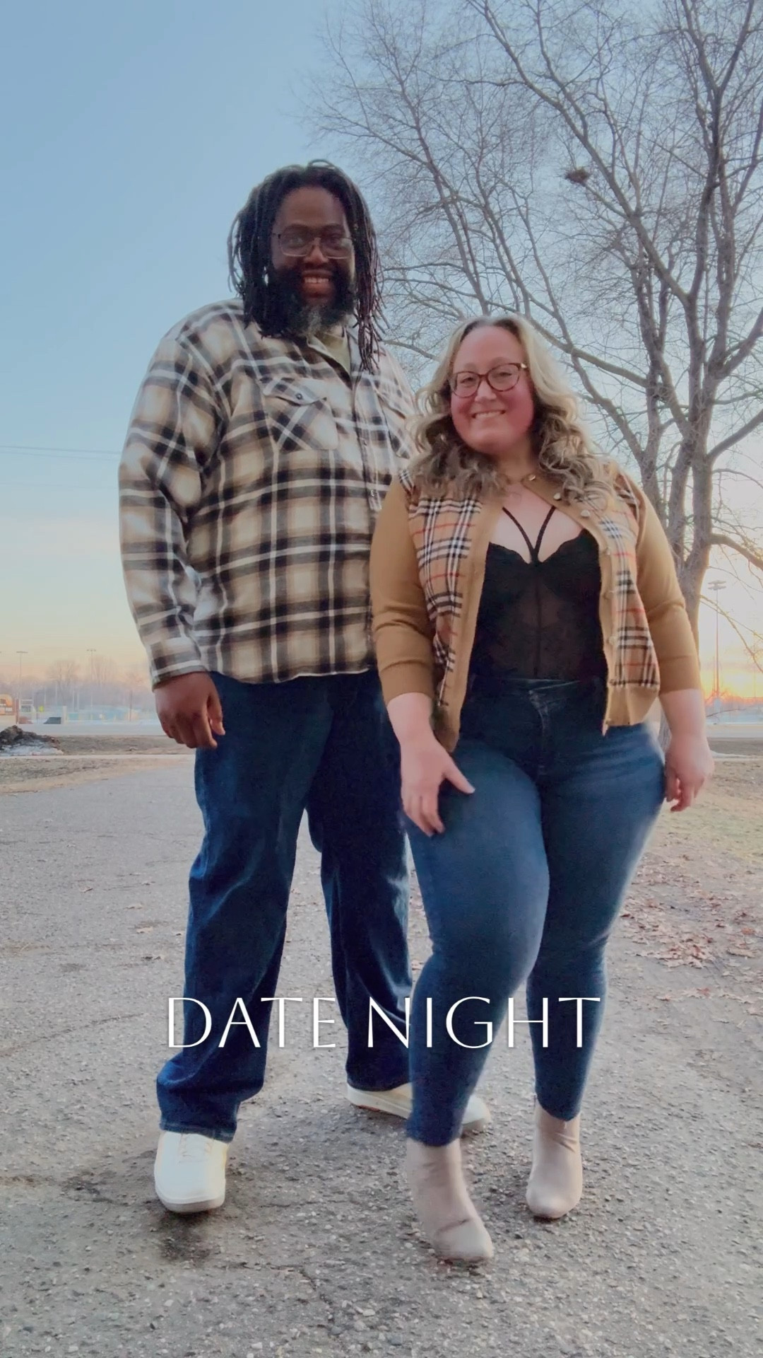 Date night fit check to see Dave Chappelle! 😍 Wearing an XL in the bodysuit and my favorite jeans in 12 short. The Burberry cardigan is a vintage hand me down, so no link there!

#LTKMidsize #LTKPetite #LTKMens