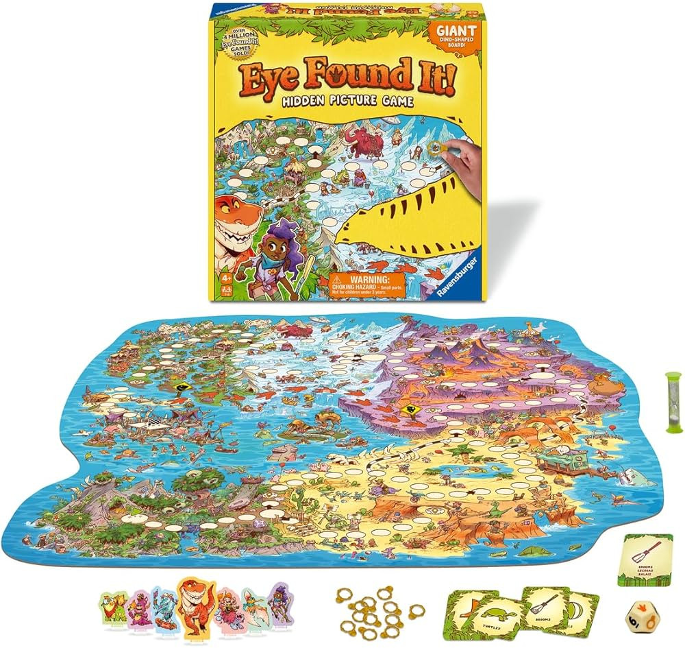 Ravensburger Dinosaur Island Eye Found It Board Game – Educational Adventure for Kids and Famil... | Amazon (US)