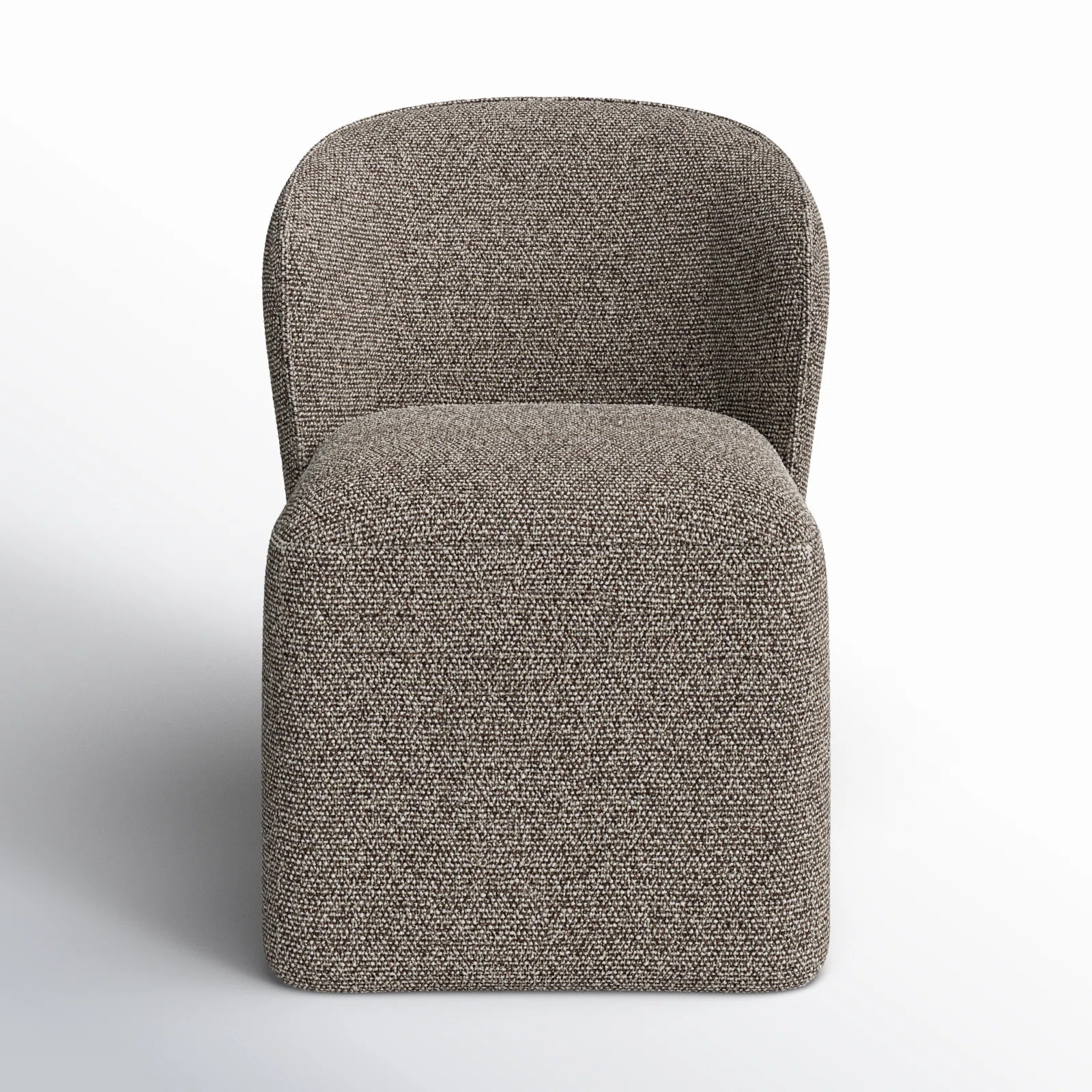 Niha Upholstered Dining Chair with Casters | AllModern