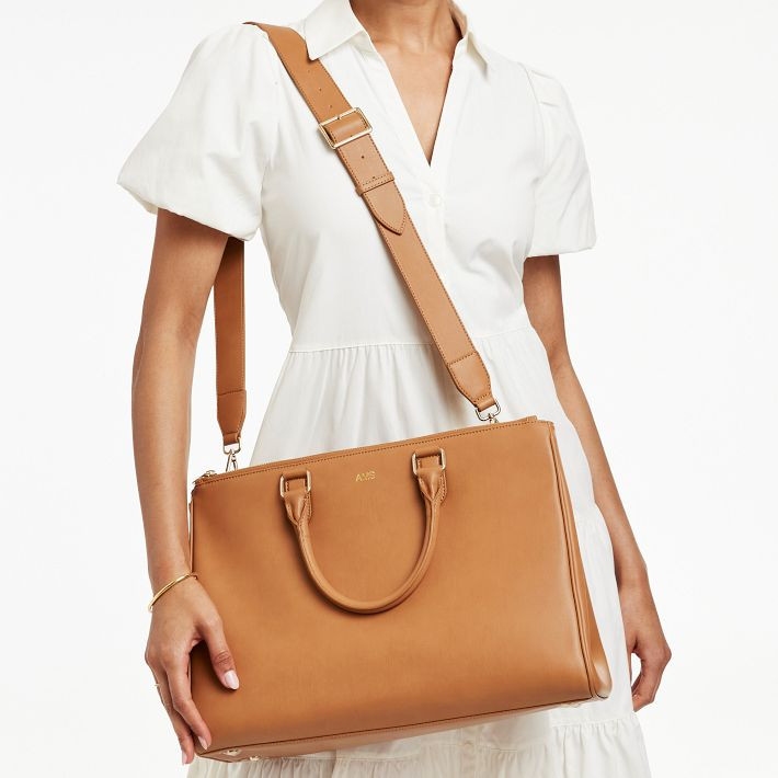 Vegan Leather Work Bag | Mark and Graham