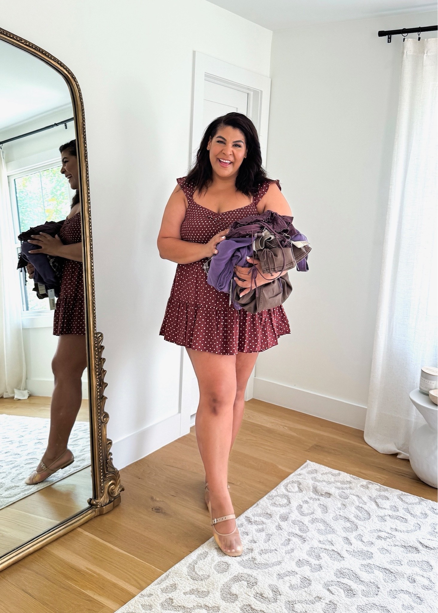 @Walmart  fall fashion — this romper is so cute, I’m 5’9” 38D size 12/XL wearing a size XL

#LTKSeasonal #LTKMidsize #LTKTall